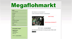 Desktop Screenshot of megaflohmarkt.at